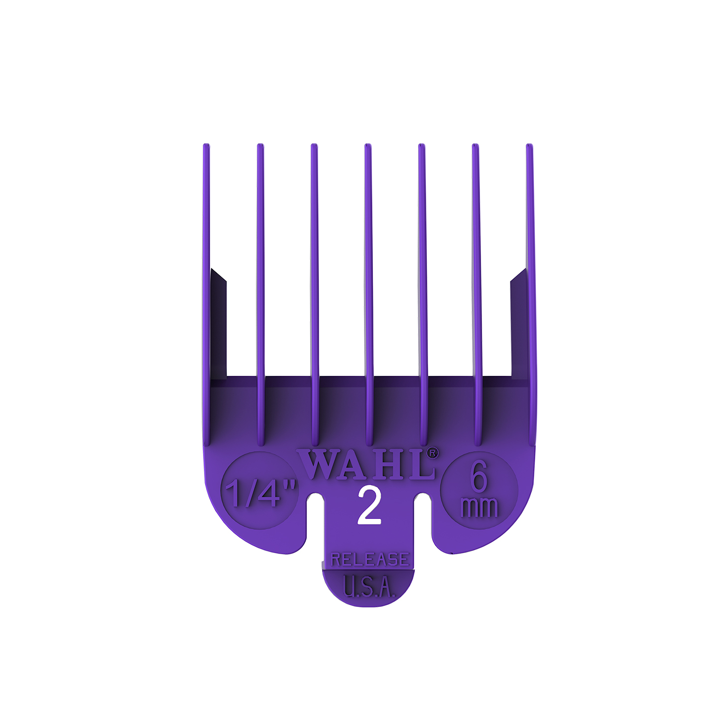 Plastic Attachment Comb Colour Coded #2 Purple