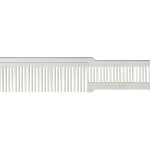 White flat top comb