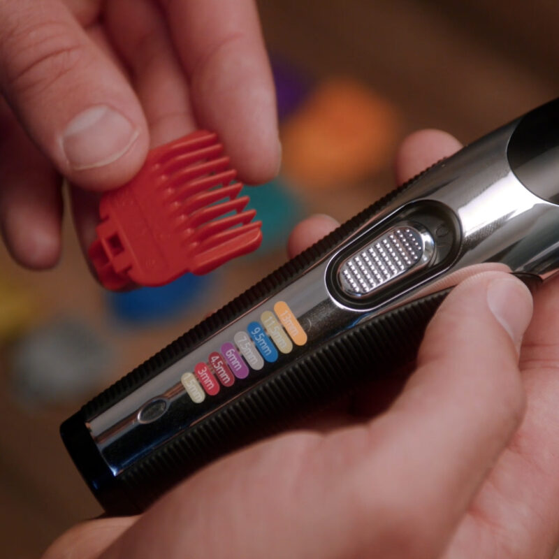 wireless razer with hair trimmer lengths