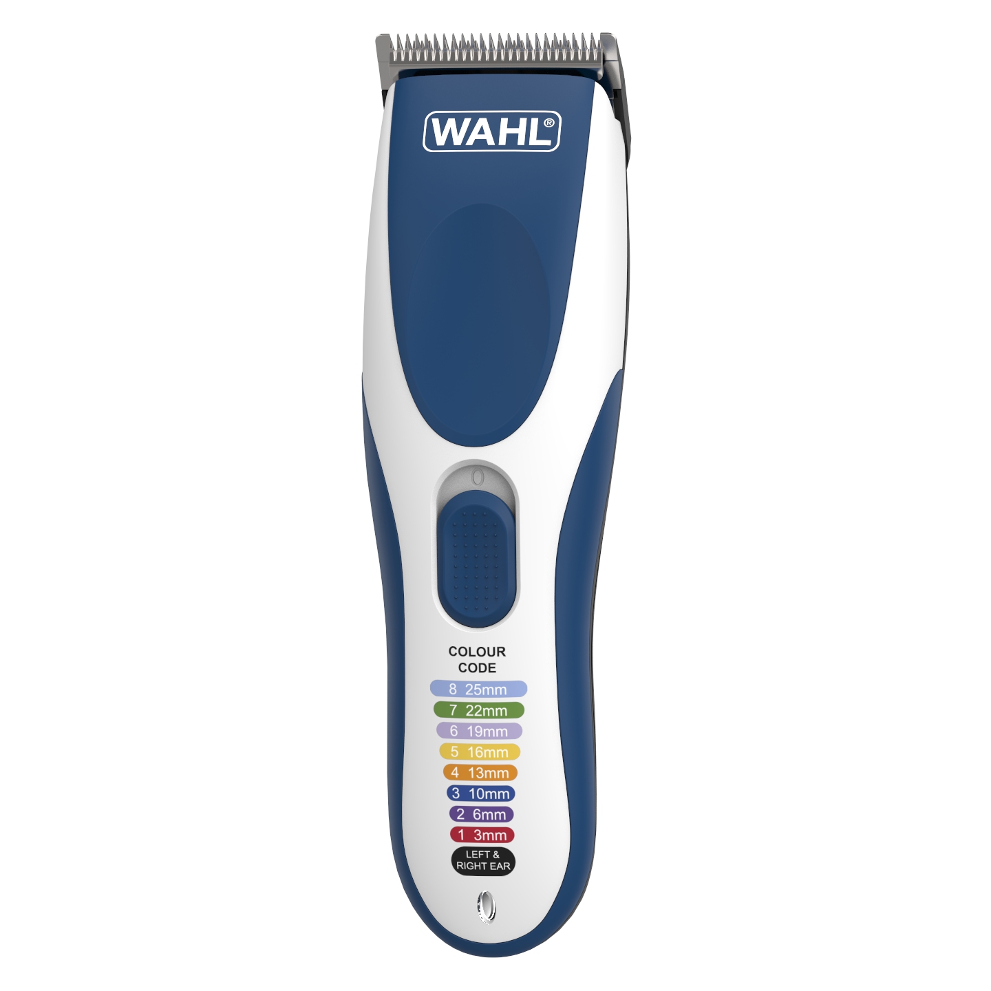 wahl colour coded cordless clipper