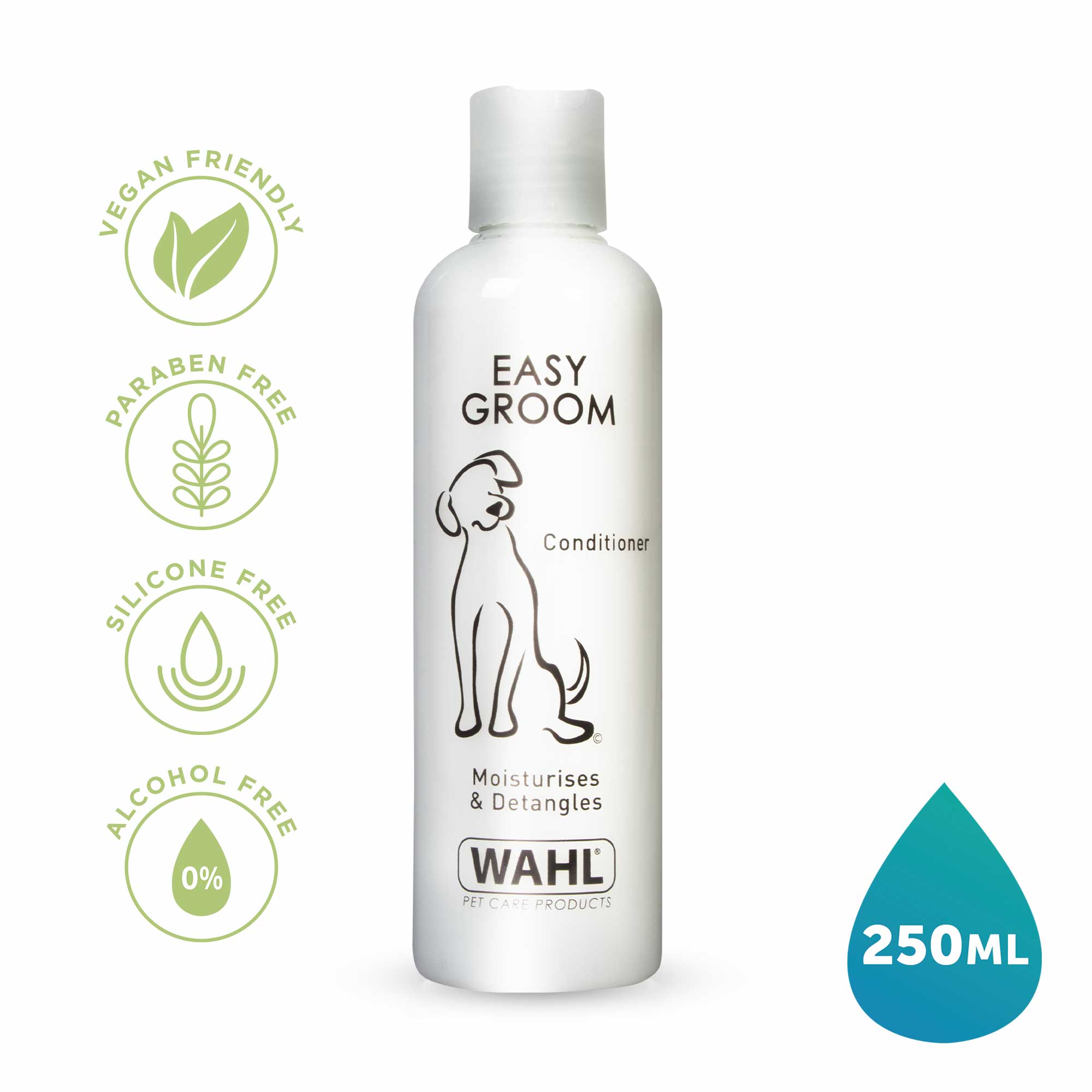 250ml Easy Groom Conditioner Home Grooming Wahl UK