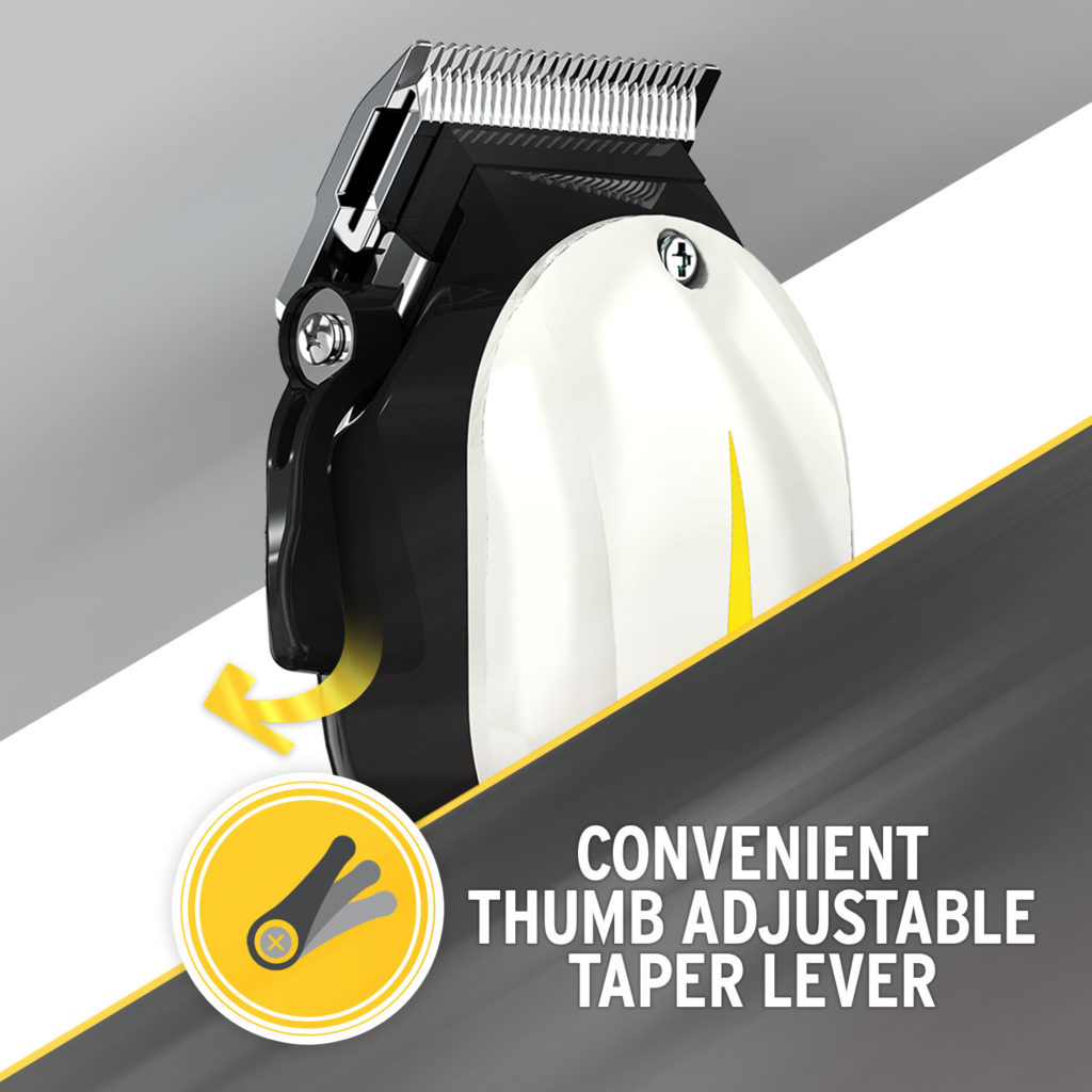 WAHL Professional Super Taper Full Power Vibrator Clipper - Model # 8400 -  White - 1 Pc Clipper