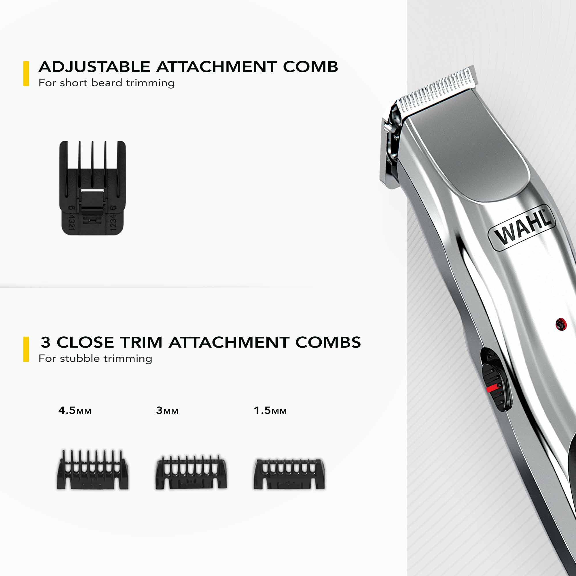 Groomsman Rechargeable Stubble Beard Trimmer Wahl Uk 