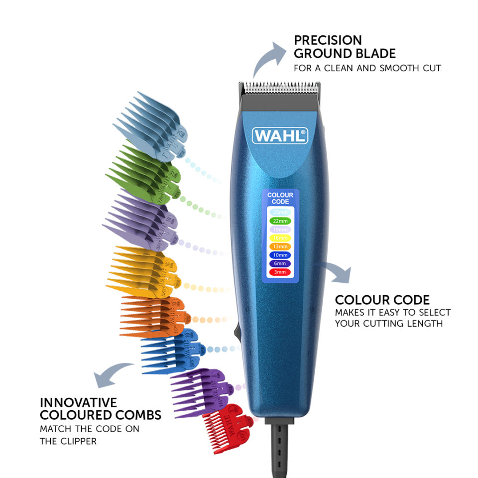 Colour Pro Corded Hair Clipper | Family Haircuts | Wahl UK